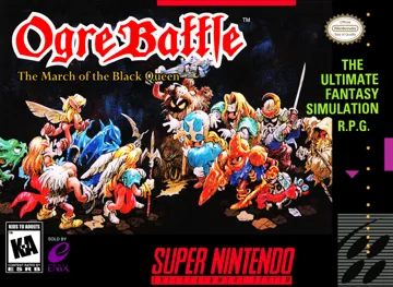 Ogre Battle - The March of the Black Queen (USA) box cover front